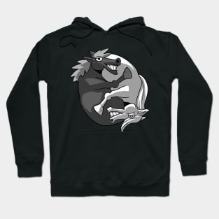 Yin & Yang Horse Hoodie